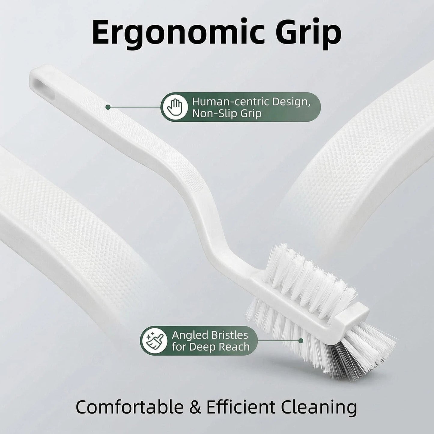 DIDUBUY 16 Pcs Crevice Cleaning Brush Set, Hard Bristle Scrub Brushes for Deep Cleaning, Crevice & Grout Cleaner Kit for Kitchen, Bathroom, Tiles, Bottles, and Blenders