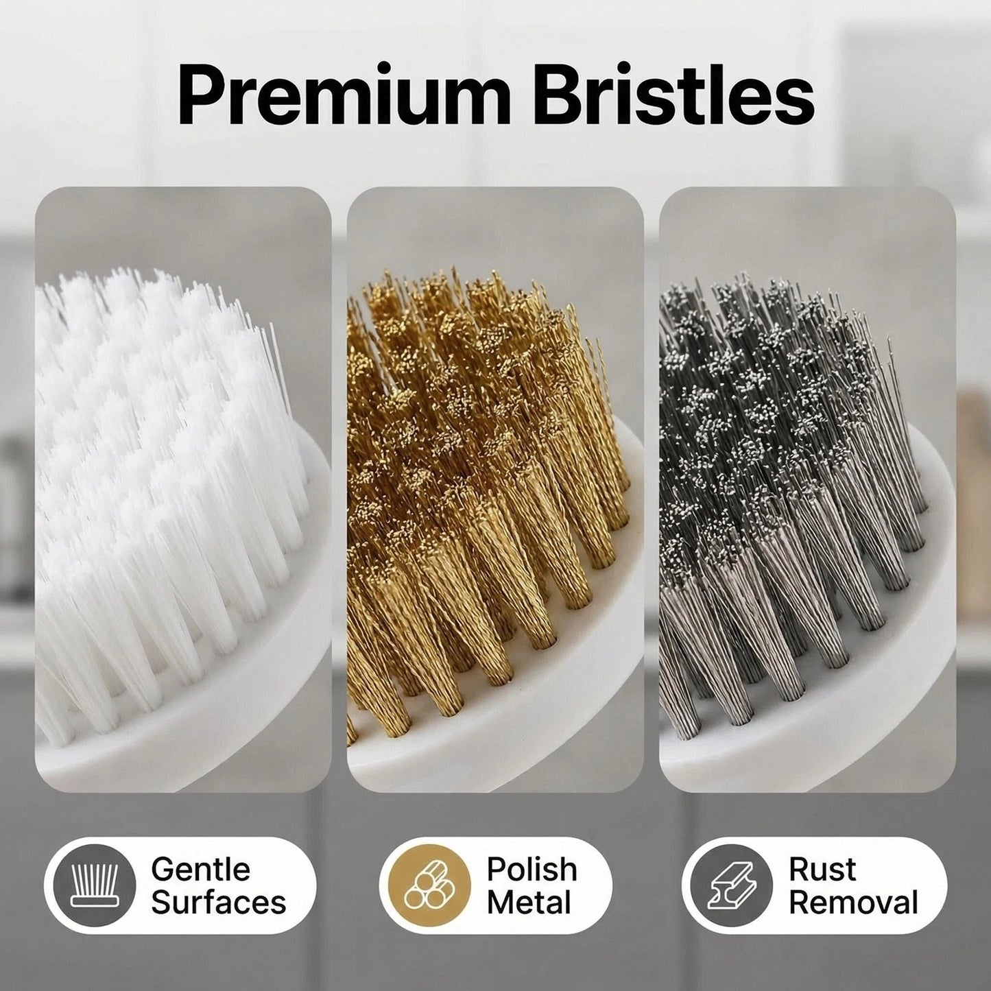 DIDUBUY 16 Pcs Crevice Cleaning Brush Set, Hard Bristle Scrub Brushes for Deep Cleaning, Crevice & Grout Cleaner Kit for Kitchen, Bathroom, Tiles, Bottles, and Blenders