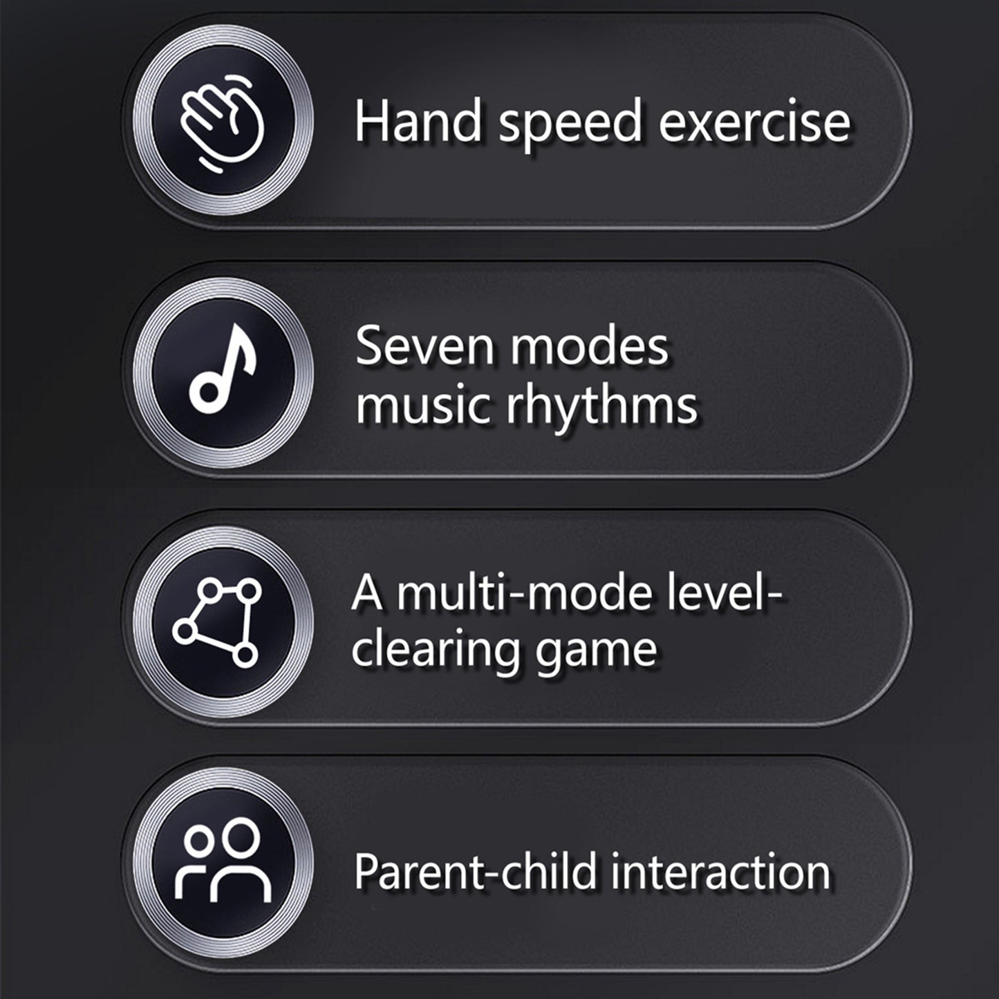 DIDUBUY Music Rhythm Game for Kids, Light-Up Piano Keyboard Toy with 7 Interactive Modes, Educational Musical Instrument for Kid Ages 3-10